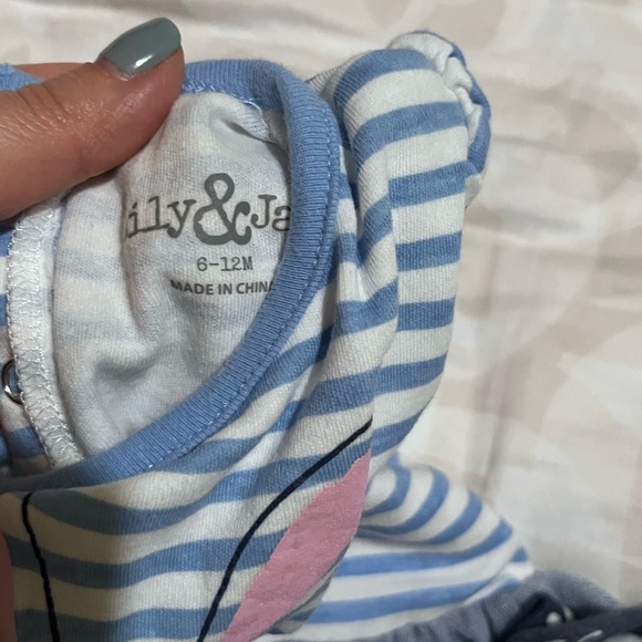 🌻3/25$ Lily & Jack baby girl bunny 🐰 set Tulle top and pants 6-12 months - Picture 2 of 6